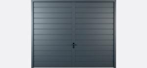 výklopná garážová vrata Horizontální s pasem